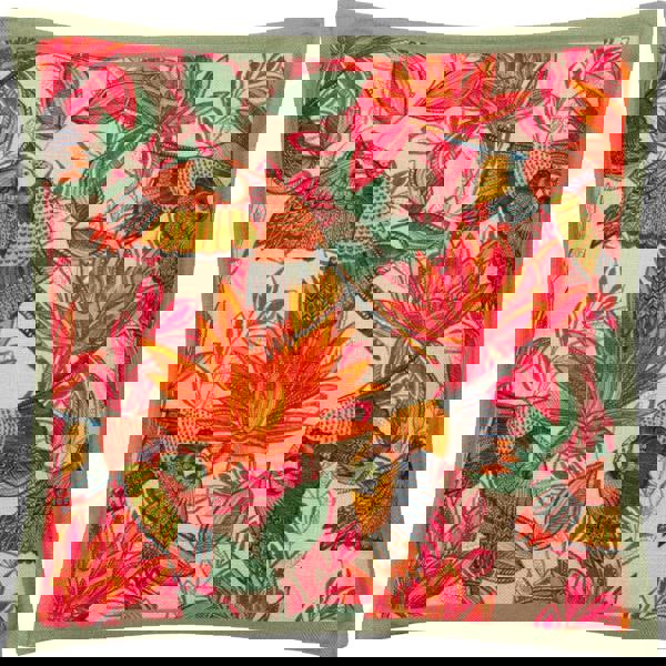 Wylder Tropical Parrot Cushion Cover - Multicoloured