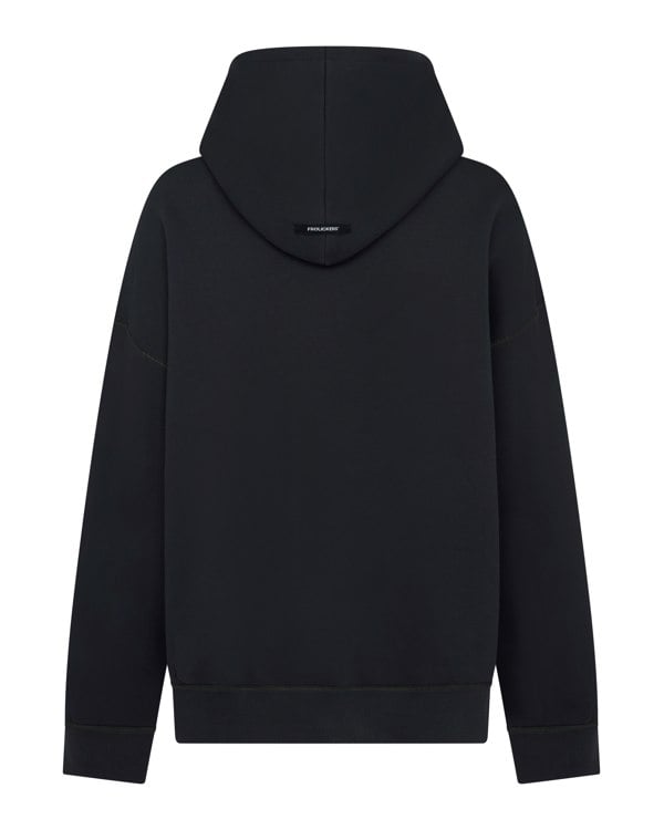 Frolickers Reversible Hoodie - Black / Moleskin