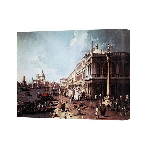 Benjamin Tate Design Venice Grand Canal Scene Canvas Print Vintage Wall Art