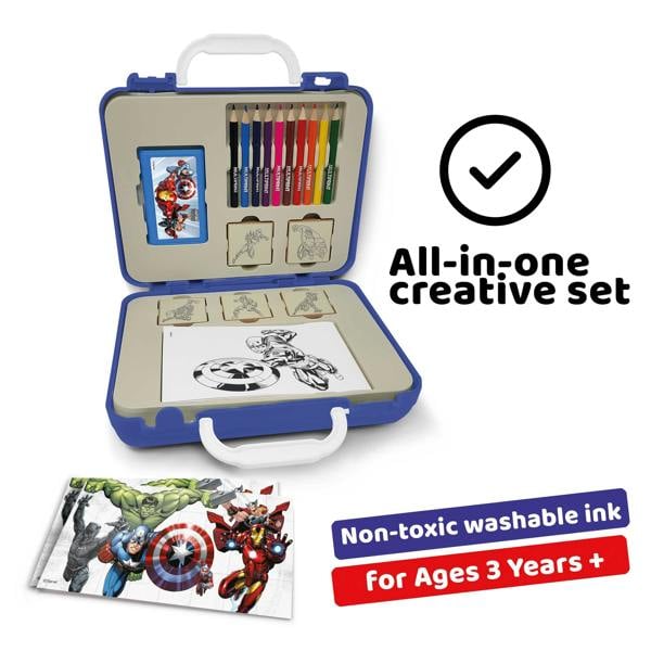 Multiprint Avengers Travel Set by Multiprint – Kids Activity & Craft Set