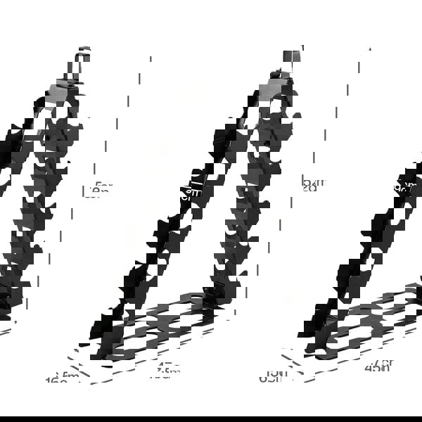 Centra Dumbbell Rack Stand Steel A-Frame Home Gym Weight Storage Holder 180LB