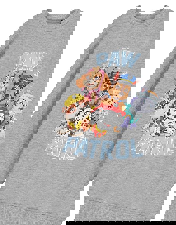 Paw Patrol Unisex Kids Grey College Sweatshirt