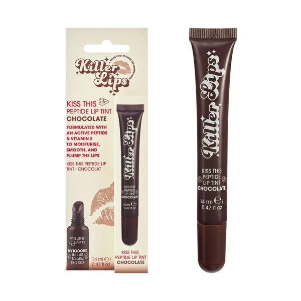 Killer Lips Kiss This Peptide Lip Tint - Chocolate 14ml