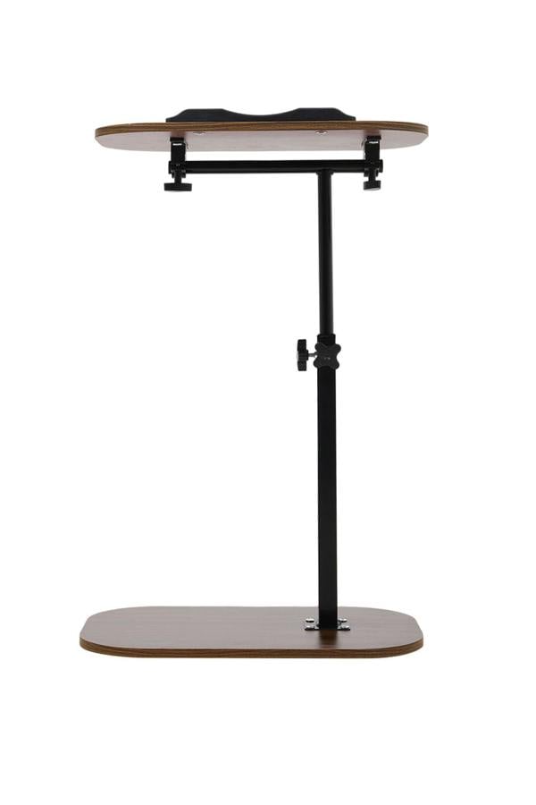 Living and Home Height Adjustable C-Shape Overbed Table