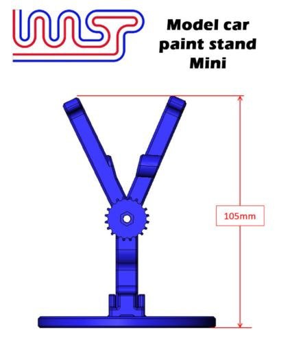 MCSlots Model Car Paint Stand Slot Car 1:48 and 1:32 Scale New WASP