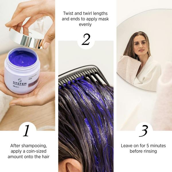 System Professional LuxeBlond Hair Mask 200ml - Additional 4