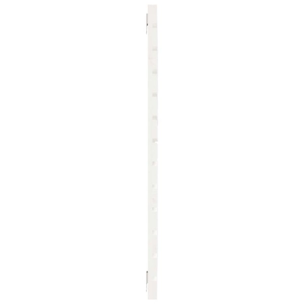 Berkfield Wall Headboard White 96x3x91.5 cm Solid Wood Pine
