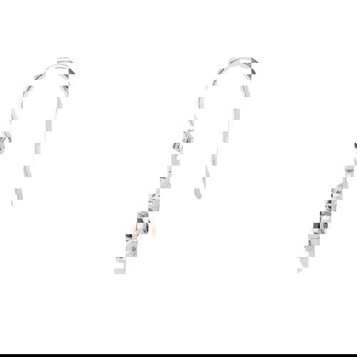 214E718801925-214N540201925 Art Nouveau Style Pear Garnet & Marcasite Garland Halo Drop Earrings & Pendant Set in Silver 3