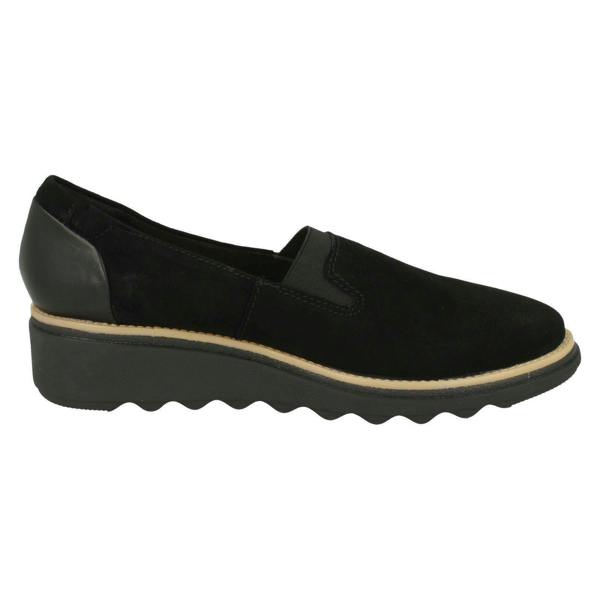 Clarks Ladies Clarks Slip On Smart Shoes - Sharon Dolly
