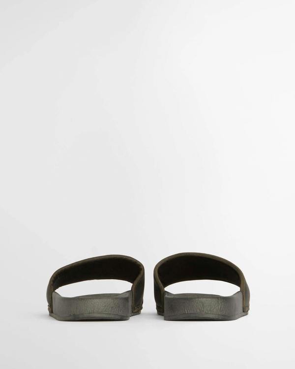 Barbour Cresswell Sliders - Black