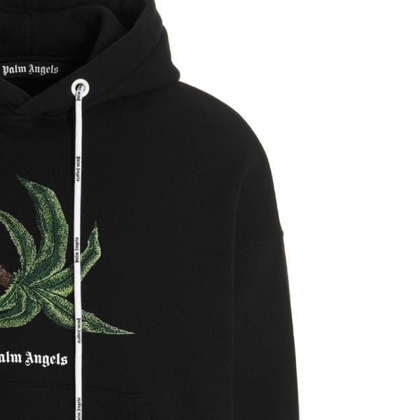 Palm Angels Broken Palm Hoodie - Black