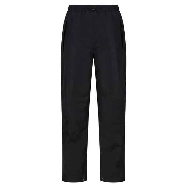 Regatta Mens Linton Overtrousers (Waterproof, Windproof and Breathable) - Black