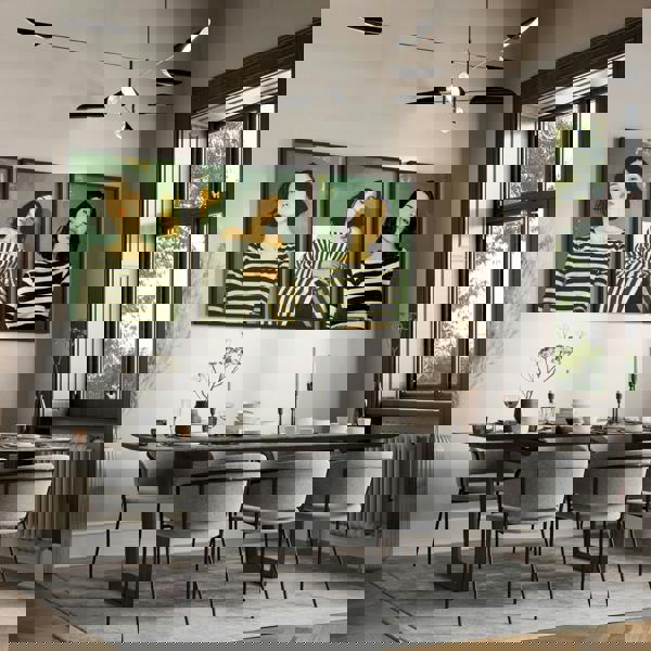 Art Print For Living Room | Set of 3 Boho Women Wall art Prints