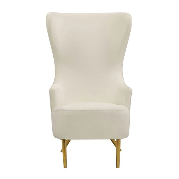 Furniture Edit Julia Cream Wingback Accent Occasional Chair