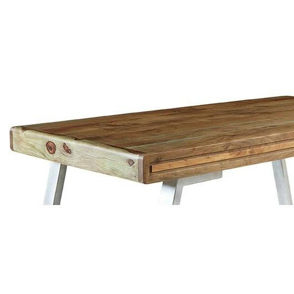 Wyld Haus Los Angeles Large Reclaimed Wood and Metal Dining Table