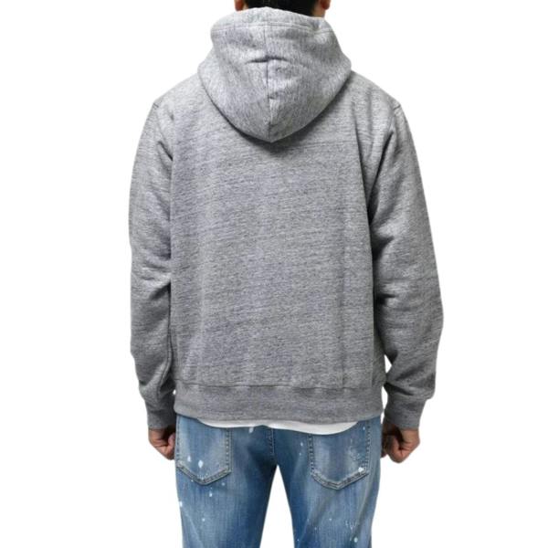 DSQUARED2 Pink Icon Cracked Logo Grey Hoodie XXL
