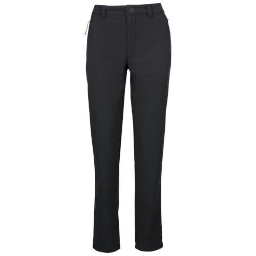 Trespass Womens Peak DLX Hiking Trousers - Black - XXS - Black - 92% Polyester/8% Elastane TPU Membrane