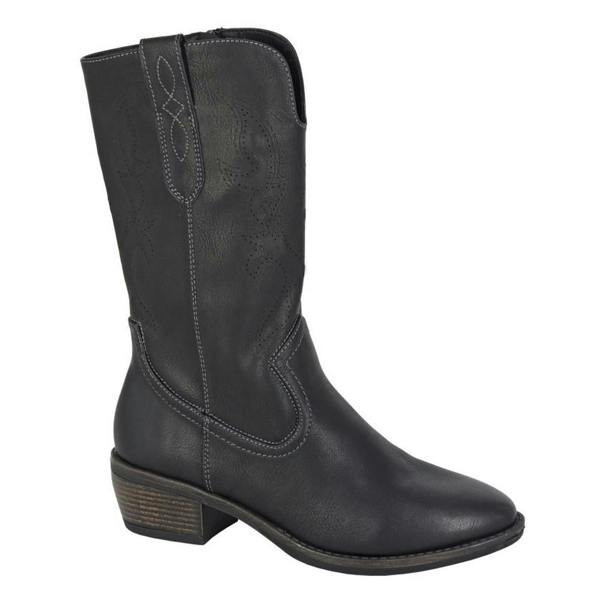 Cipriata Womens/Ladies Wanda Cowboy Boots - Black - 
