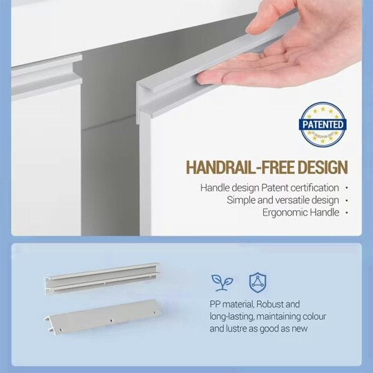 Havendro Storage Cabinet Footwear Rack Organiser with 2 Closed Area and 3 Open Shelves