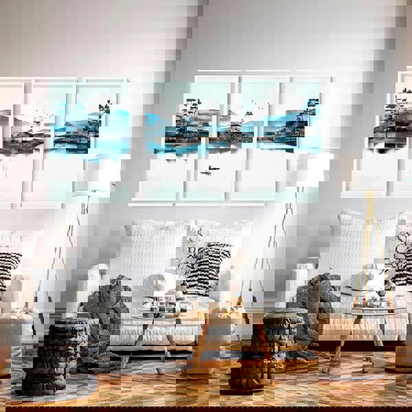 Wall art in sets of 3 for living room decor