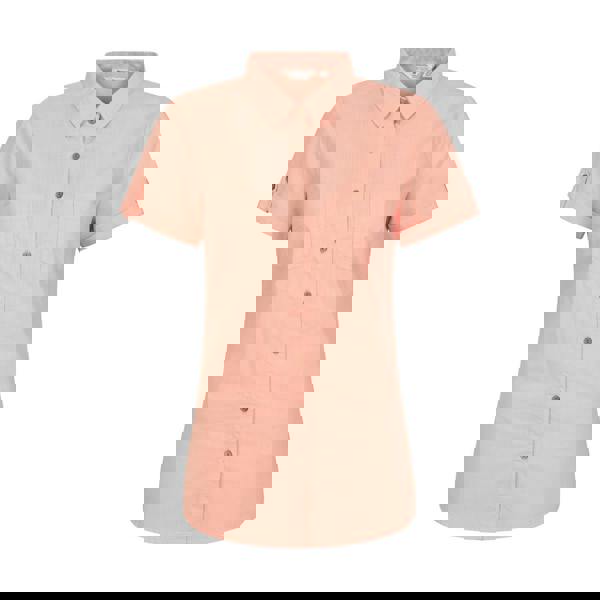 Mountain Warehouse Womens/Ladies Coconut Short-Sleeved Shirt - Coral