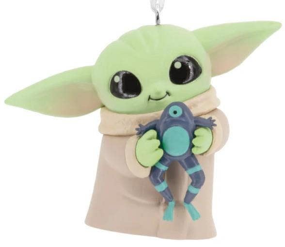 Star Wars: The Mandalorian - Grogu and Arges Frog Christmas Tree Ornament