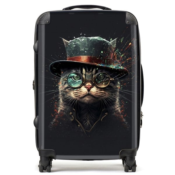 Warren Reed Cat Splashart Suitcase