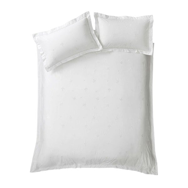 Bianca Lottie Embroidery White Duvet Cover Set