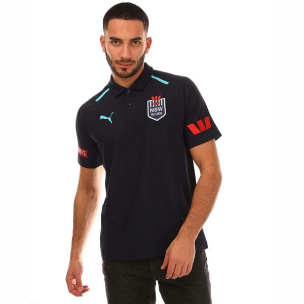 Puma Mens NSW Blues Polo Shirt - Blue