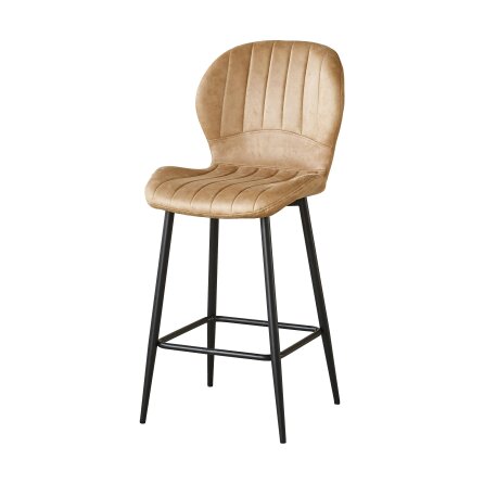 Outdoor Living Jaydn Distressed Leather Comfort Bar Stools
