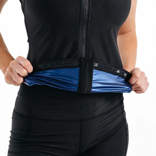 RDX Sports SWEAT VEST WOMEN'S W2 BLACK