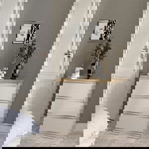 Furniture To Go Naia Chest of 3 Drawers in Cashmere Jackson Hickory