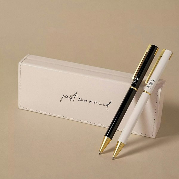 T. H. Baker Amore Mr & Mrs Set Of 2 Pens Pen AM276