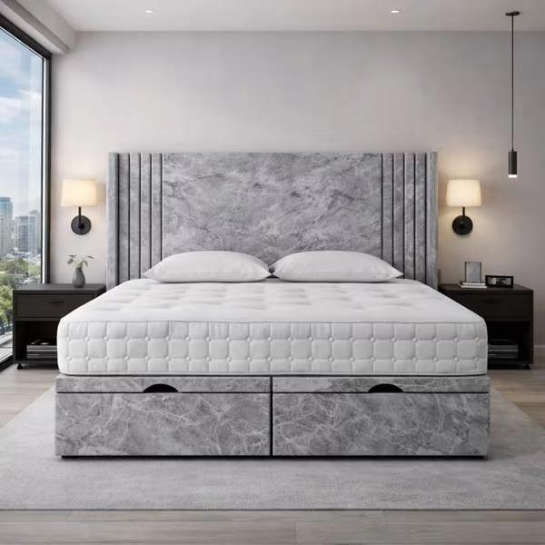 Paradise Beds Oxford Winged Divan Ottoman Bed