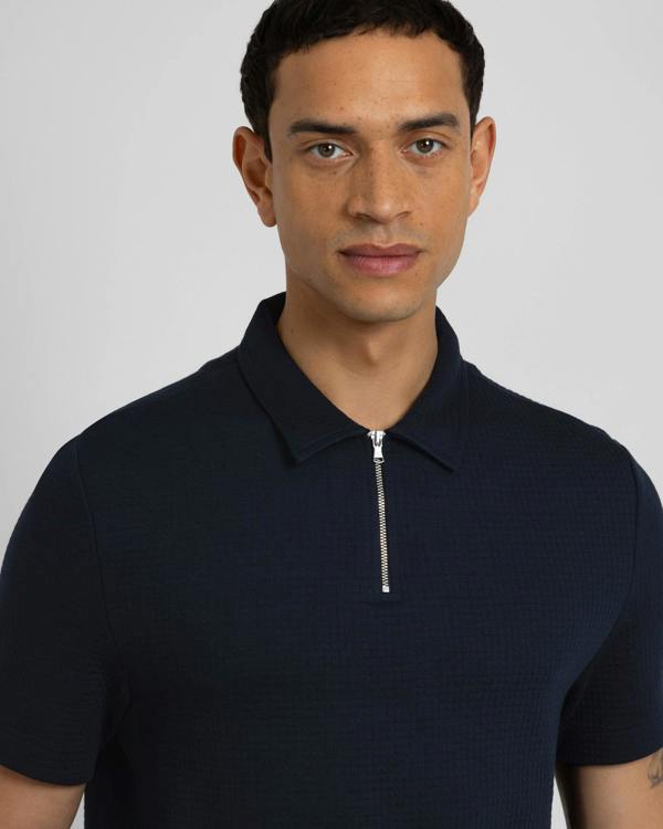 Steel & Jelly Ivy - Square Jacquard Polo Shirt