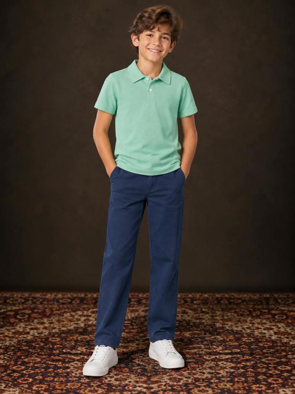 Childsplay Boys Short Sleeve Polo Shirt in Green