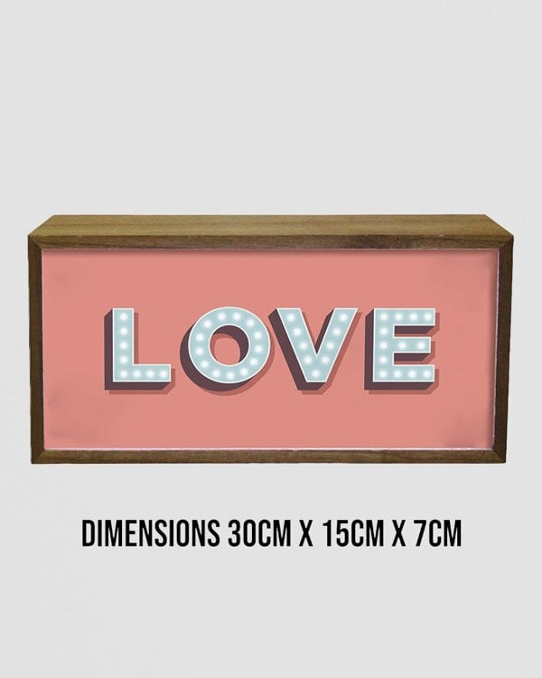 Light Box Home Love