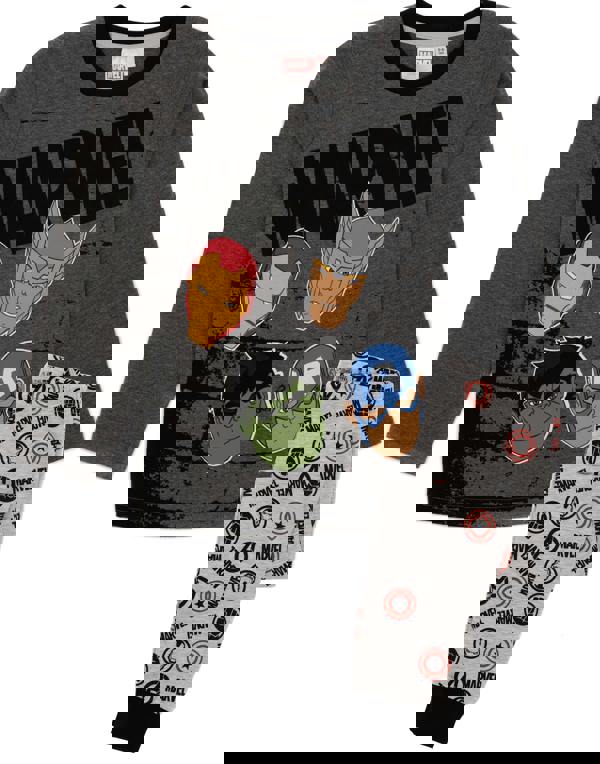 Marvel Avengers BoysGrey Long Sleeve Long Leg Pyjama Set