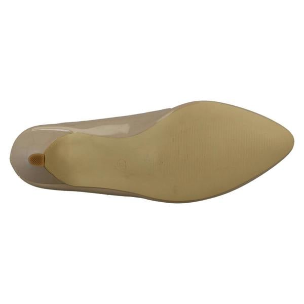 Anne Michelle Ladies Anne Michelle Mid Heel Pointed Toe Court Shoes