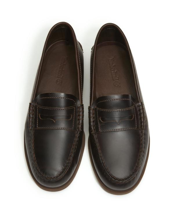 Timberland Mens Full Grain Leather Classic Loafer - Dark Brown | CHO | Designer Mens Loafers