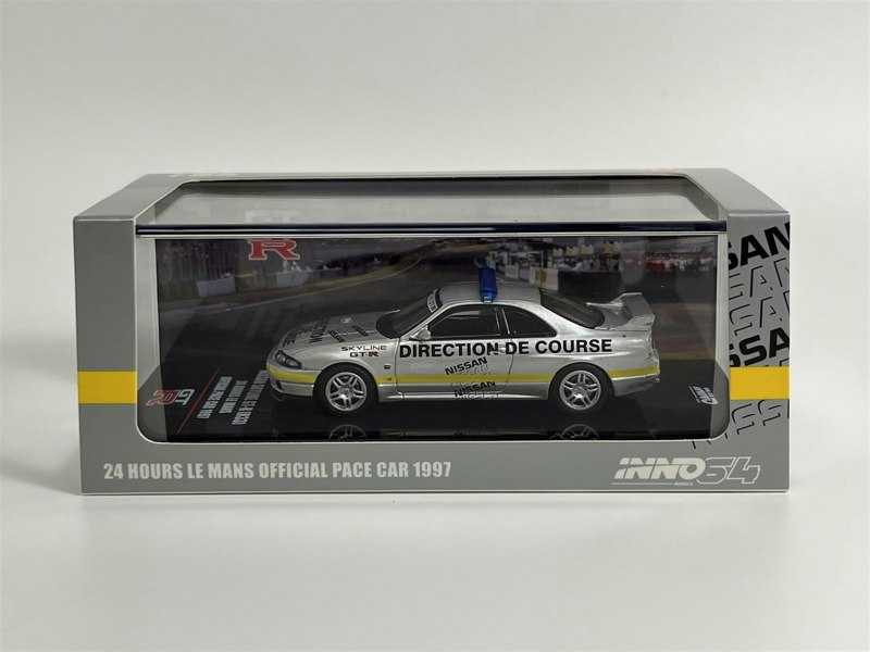 Inno 64 Nissan Skyline GT-R R33 24 Hr Le Mans Pace Car 1997 1:64 Inno IN64R33LMPC