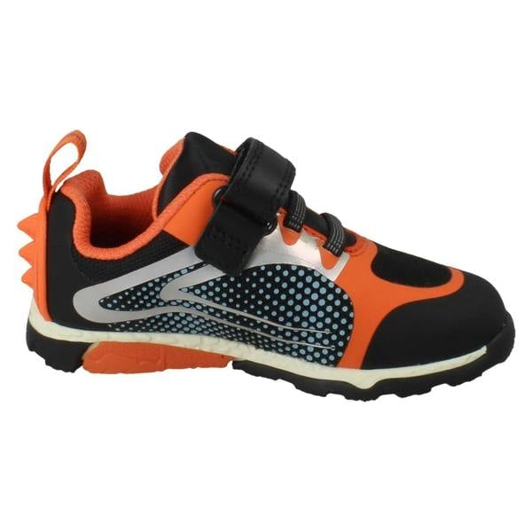 Clarks Boys Clarks Dinosaur Detail Casual Trainers Steggy2 Fly