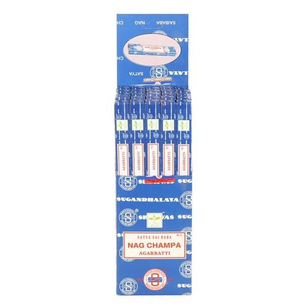 Serano 25 Packs of 10g Nag Champa Natural Incense by Satya
