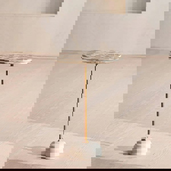 Cameron Side Table, Marble-Weilai Concept