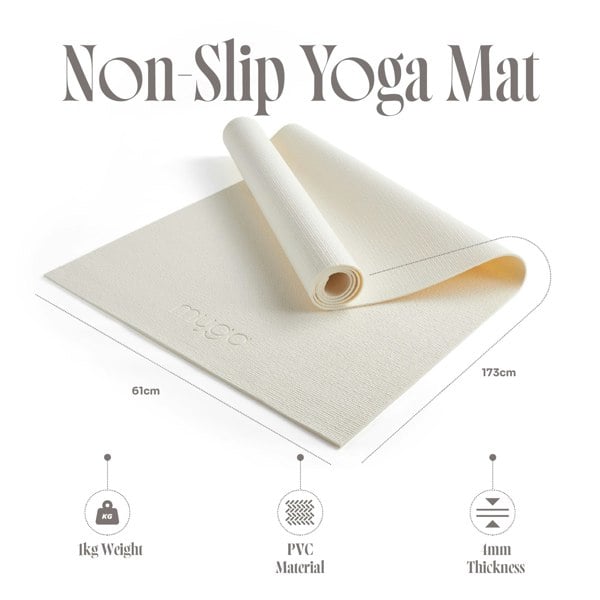 Myga Entry-Level Yoga Mats – Available in 6 Neutral Colours