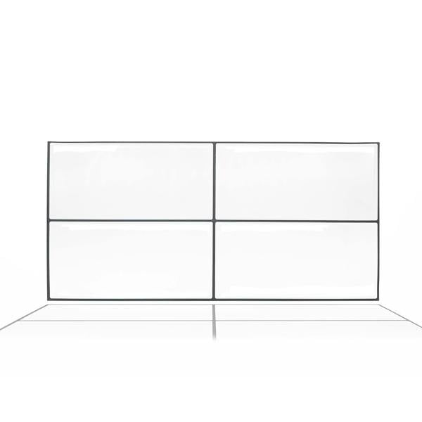 Insta Kitchen Original Brilliant White Glossy 3D Tile Stickers 30.5 x 15.4cm  (12 x 6 in) - 12 pcs in a pack