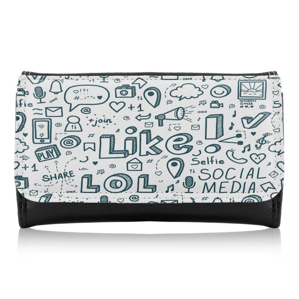 Benjamin Tate Design Social Media Maxi Purse