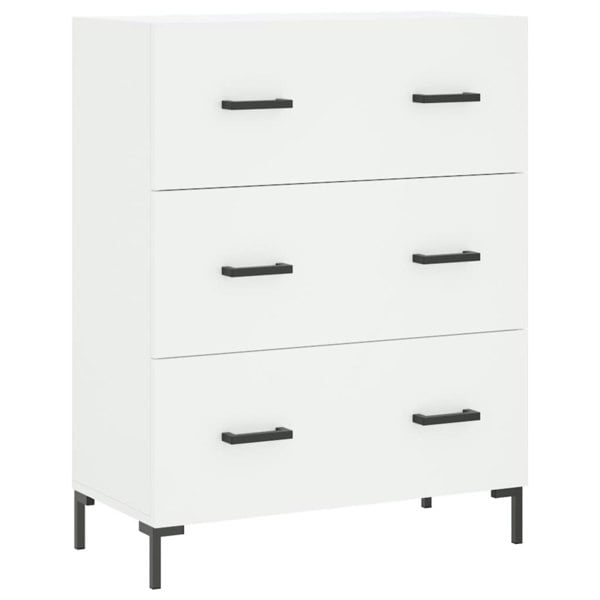 Berkfield Highboard White 69.5x34x180 cm Engineered Wood