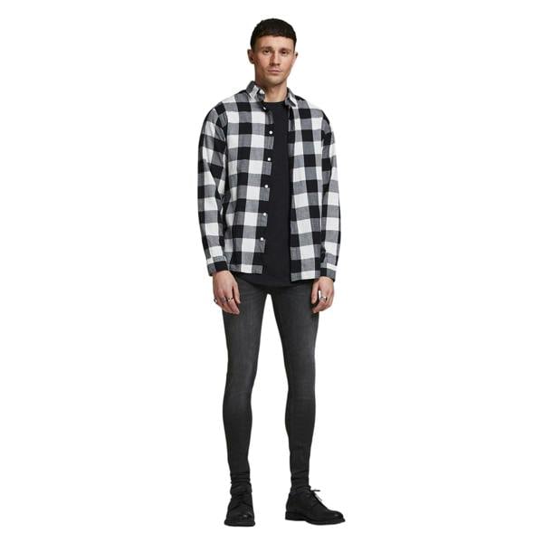 Jack And Jones Mens Spry Skinny Jeans - Black Denim - 
