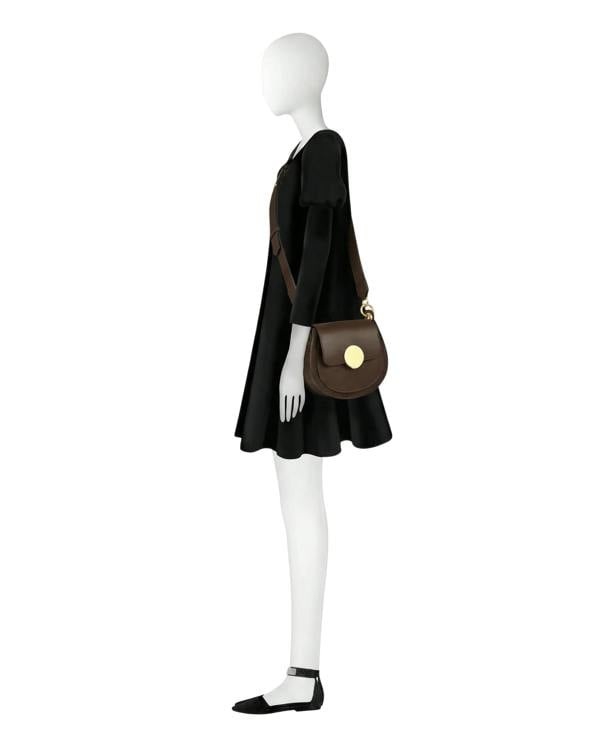 Le Parmentier Yucca Shoulder Bag - Chocolate